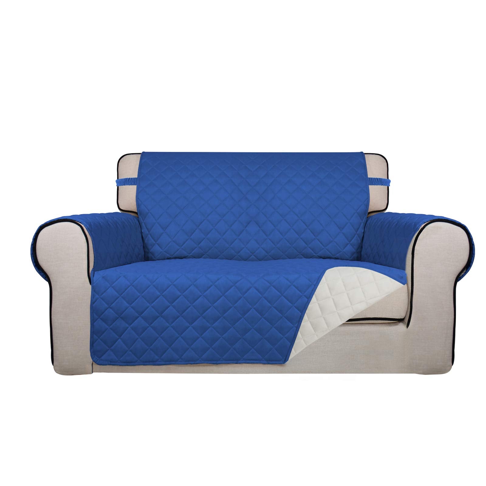 Reversible Quilted Couch Covers for Dogs Loveseat Sofa Cover 46.5”