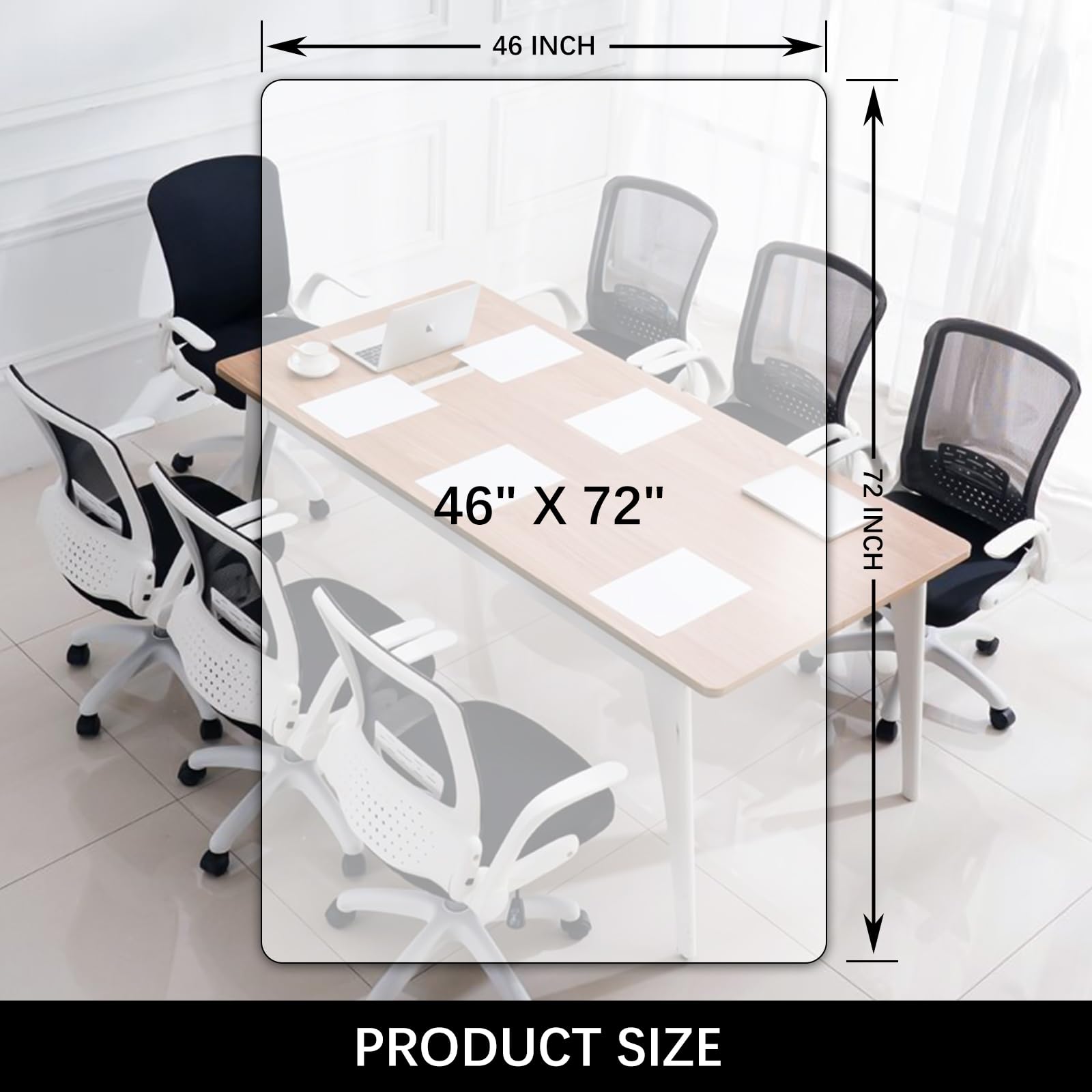 Clear Chair mat for Hardwood Floor