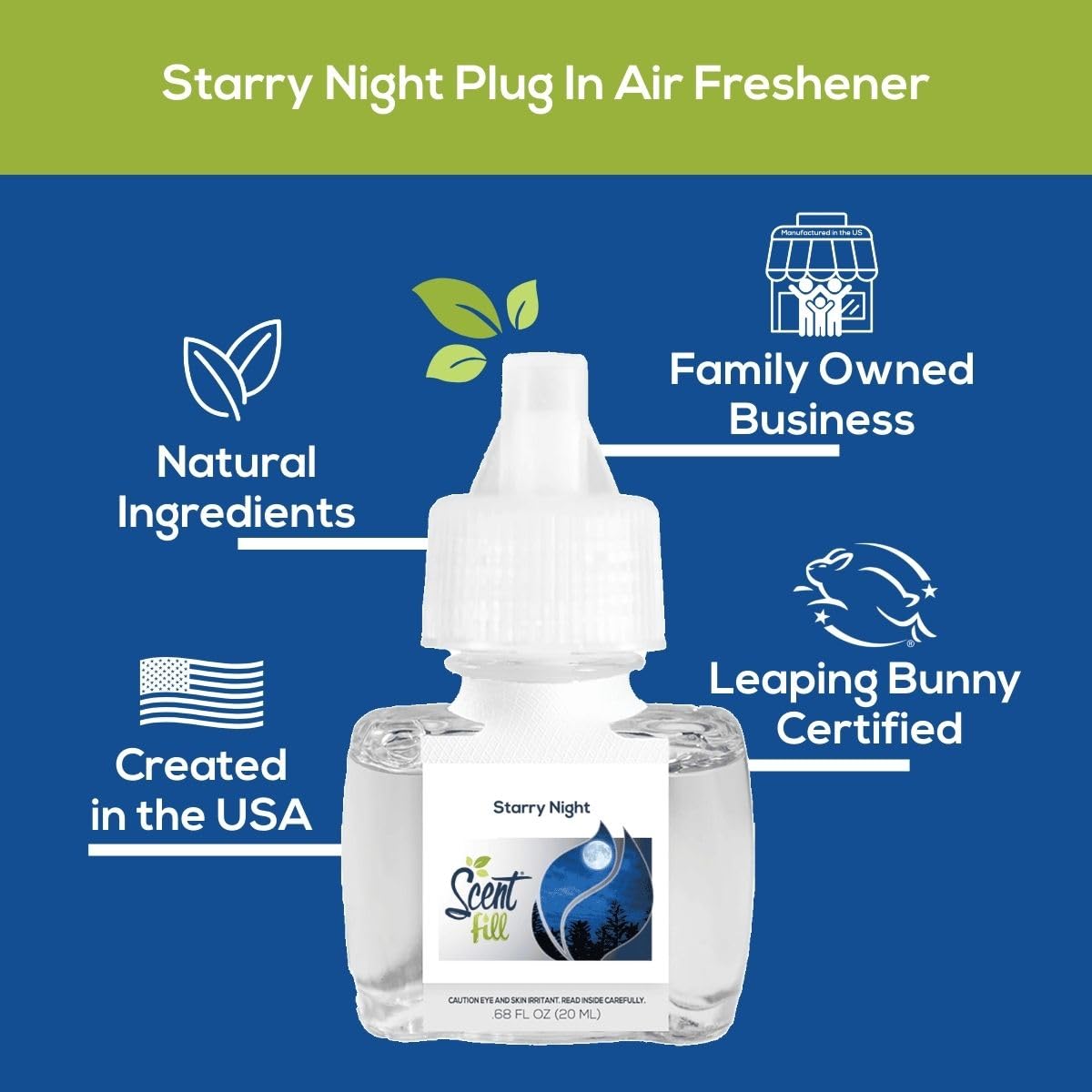 Starry Night Plug in Air Freshener (2.04 Fl Oz)