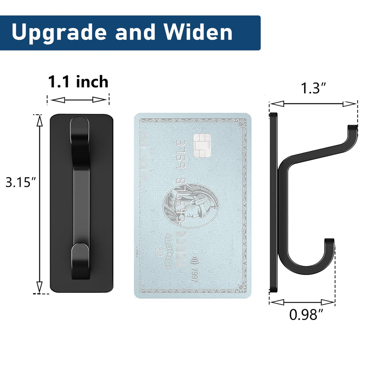 Wall Hooks for Coat and Towel (6 Count)