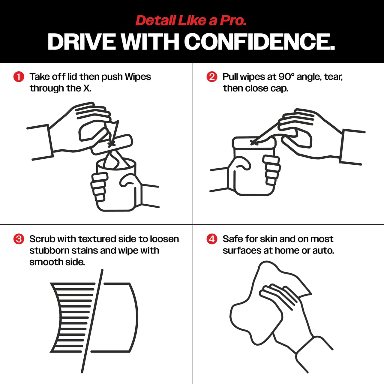 Duplex Heavy Duty Cleaning Wipes for Home and Auto (130 Count)