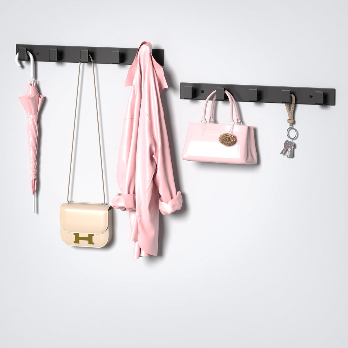 Stainless Steel Wall Coat Rack