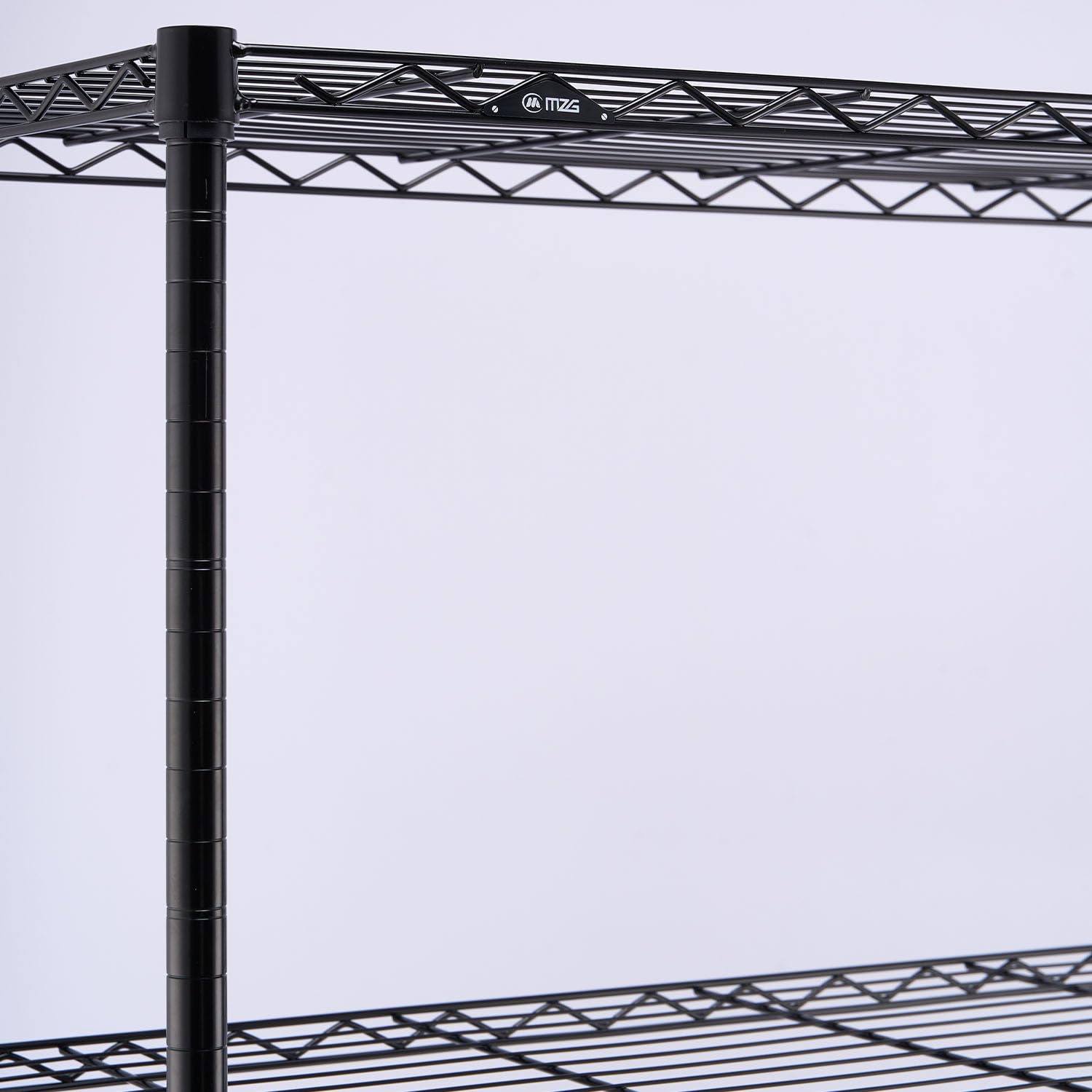Heavy Duty Rolling Garment Rack 3 Tiers Adjustable Wire Shelving Clothes Rack with 3 Rods and Side Hooks