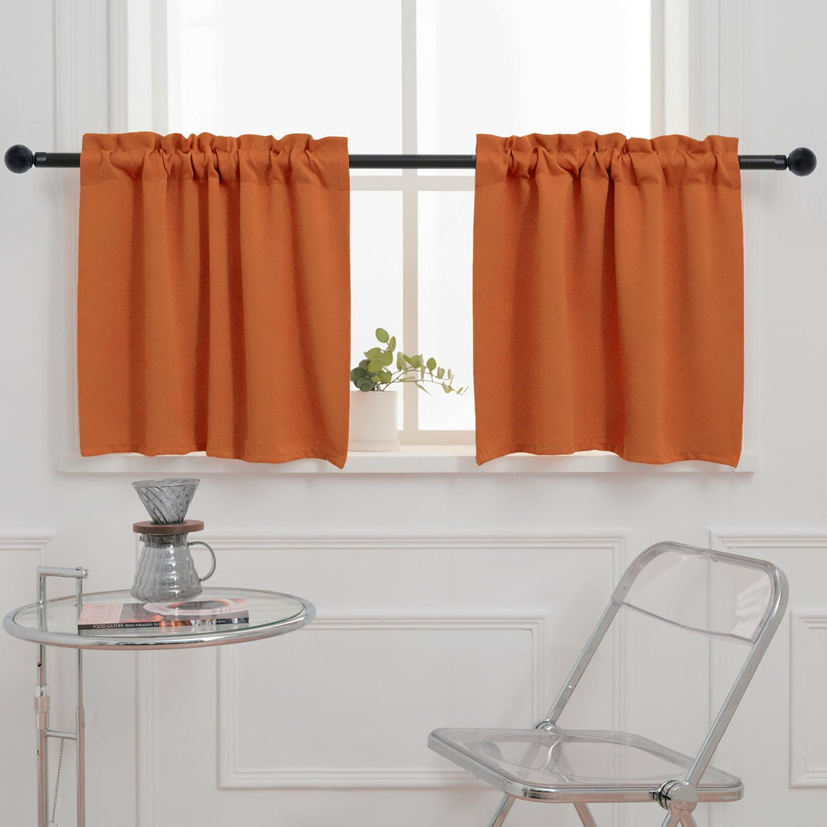 Blackout Kitchen Curtain 30 Inches Long