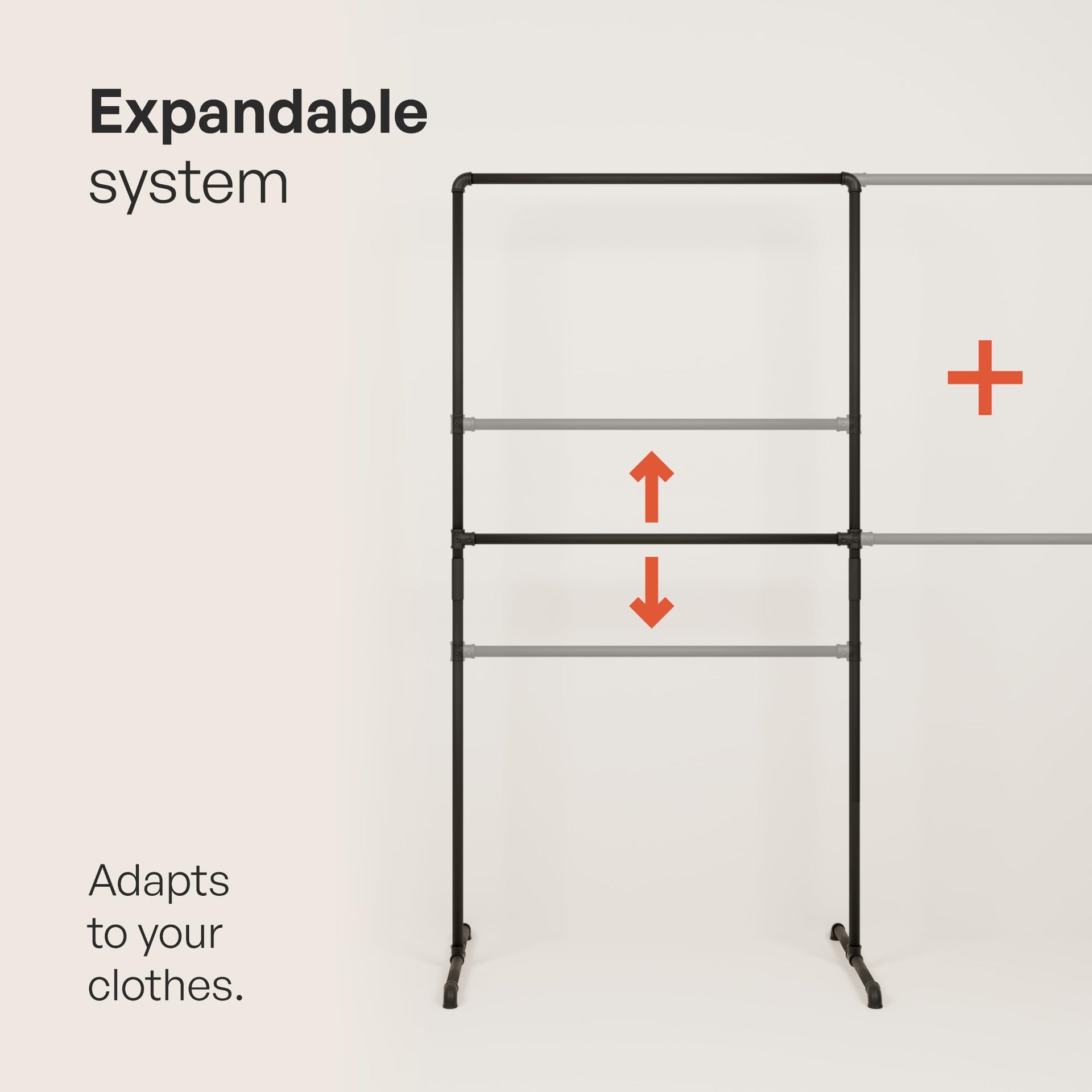 Corner Clothes Rack
