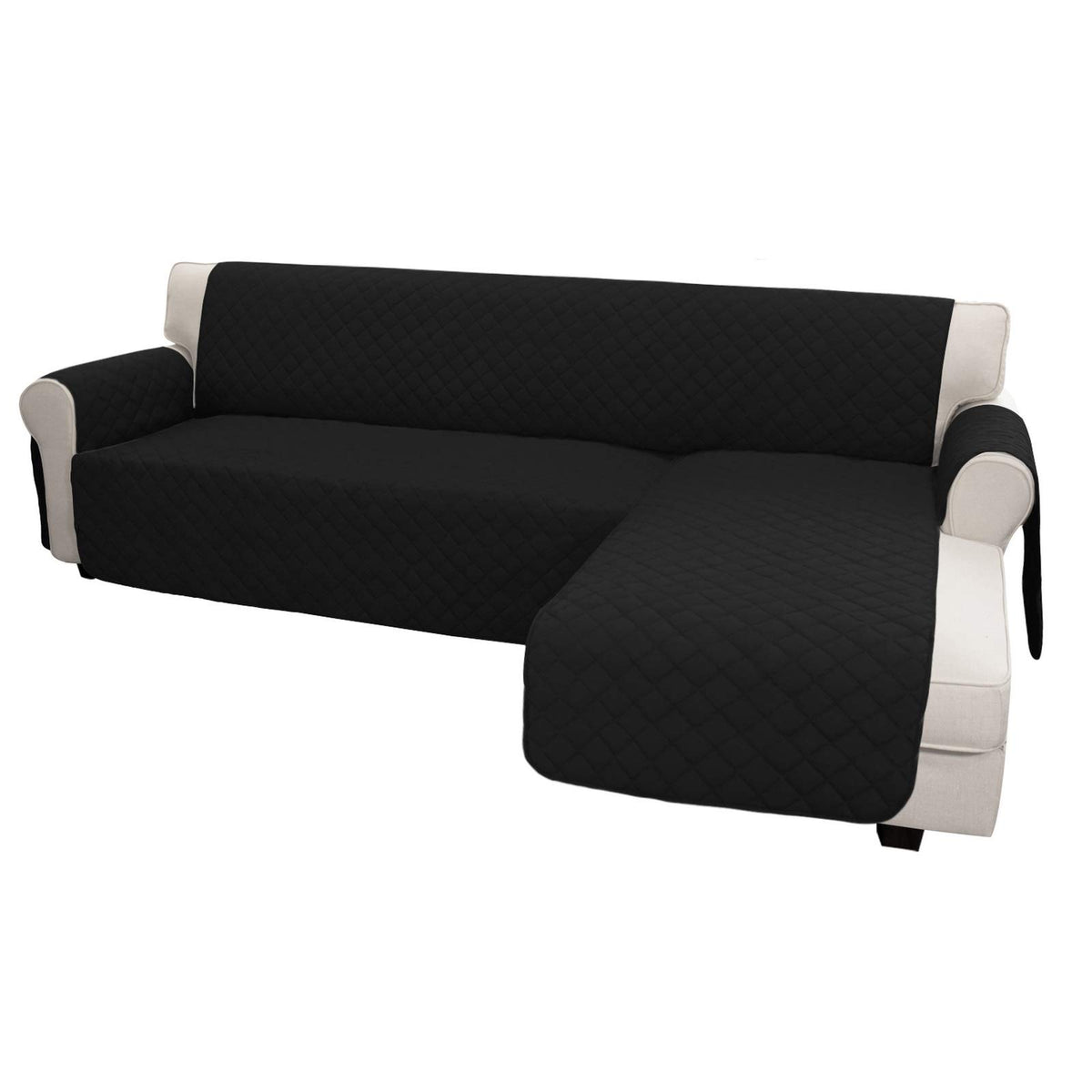 Reversible L Shape Sectional Couch Cover