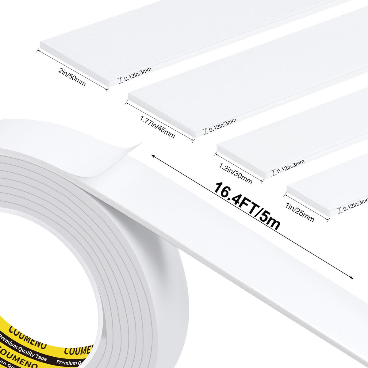 White Foam Tape Weather Stripping Sealing Sponge