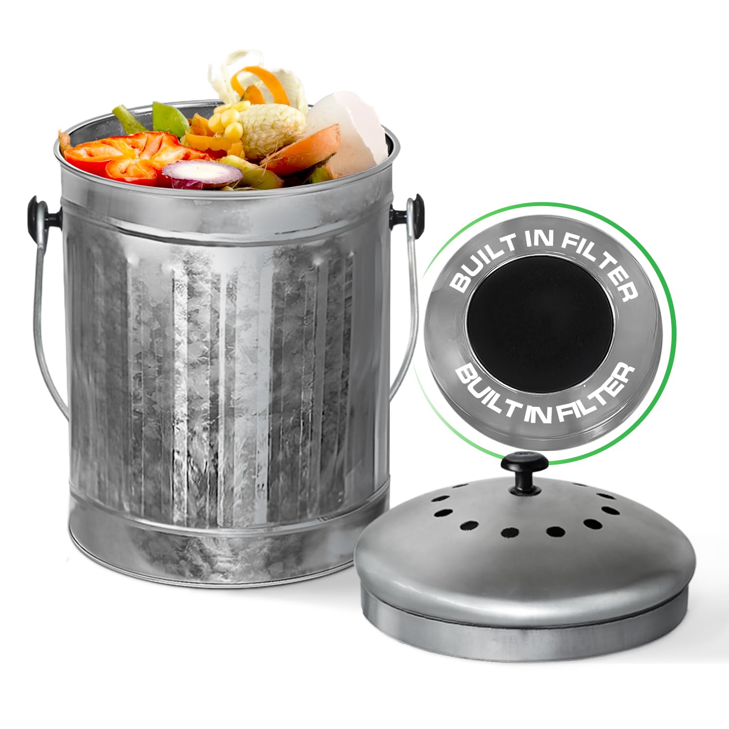 Countertop Compost Bin Kitchen Indoor