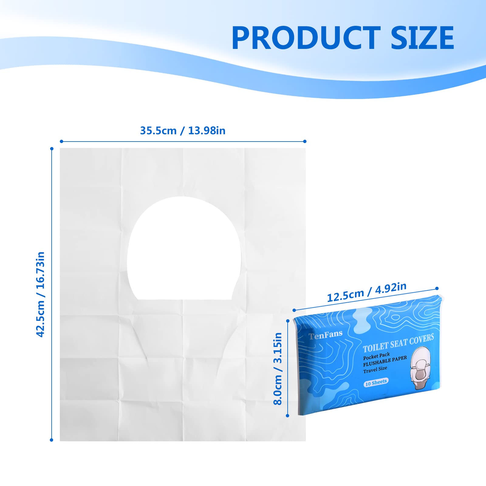 Toilet Seat Covers 60 Pack