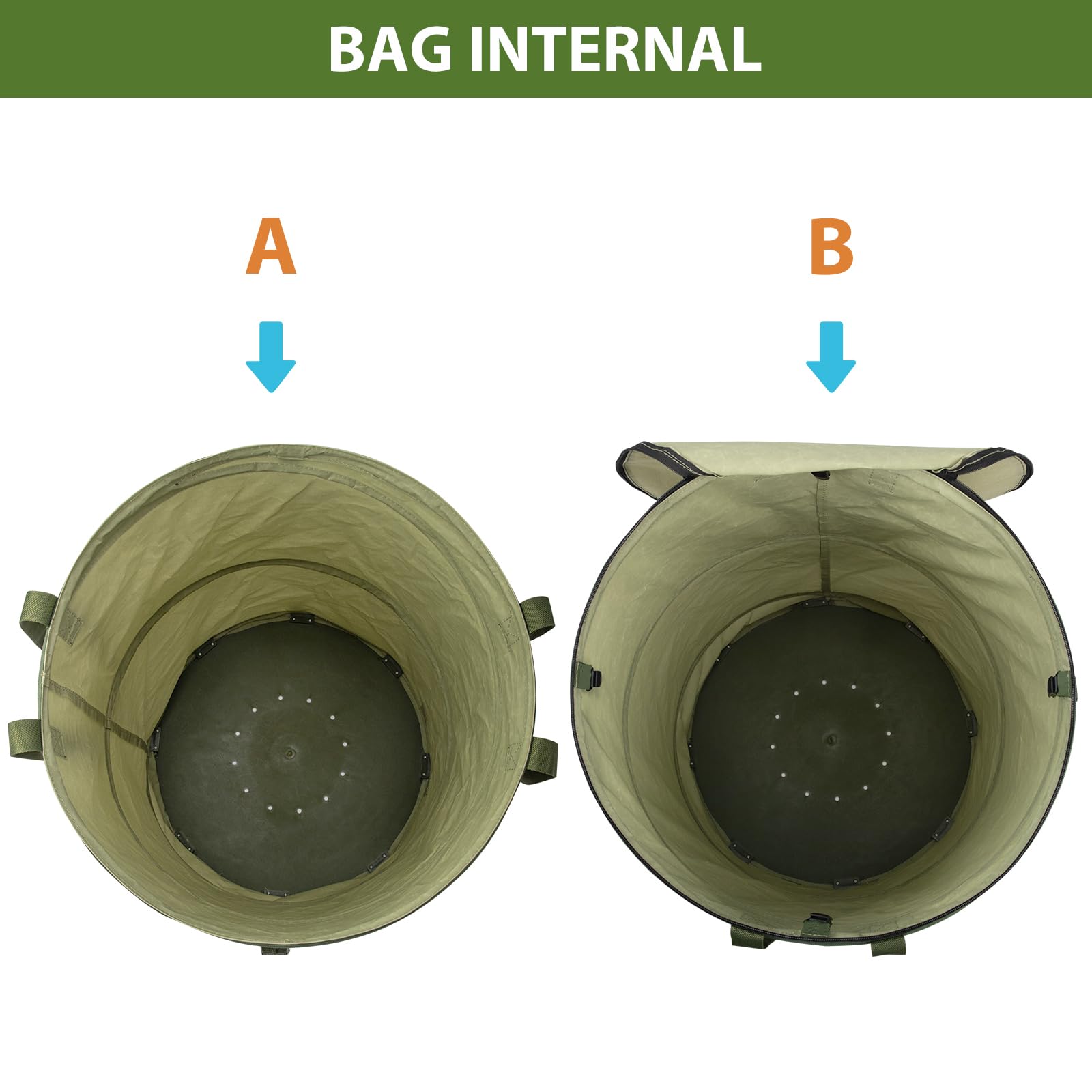 29 Gallon Hard Bottom Collapsible Trash Can (2 Count)