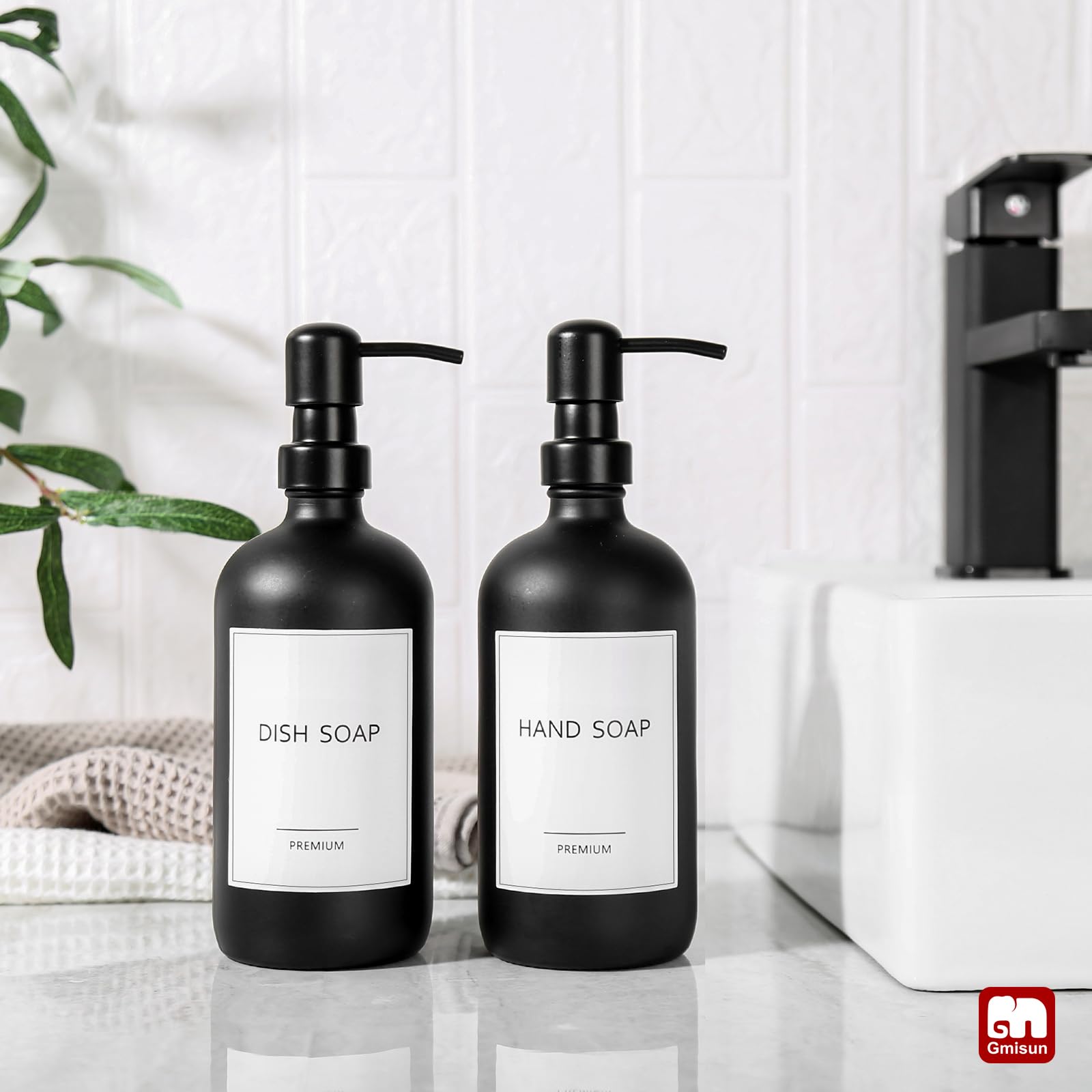 Black Soap Dispenser (2 Count)