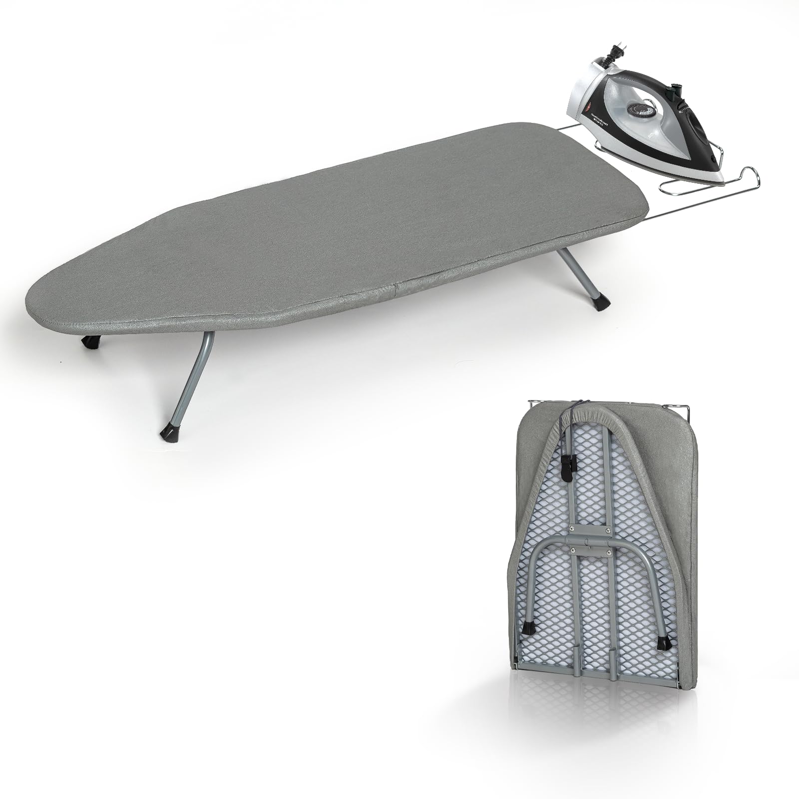 Gray Mini Tabletop Ironing Board 31"x12"