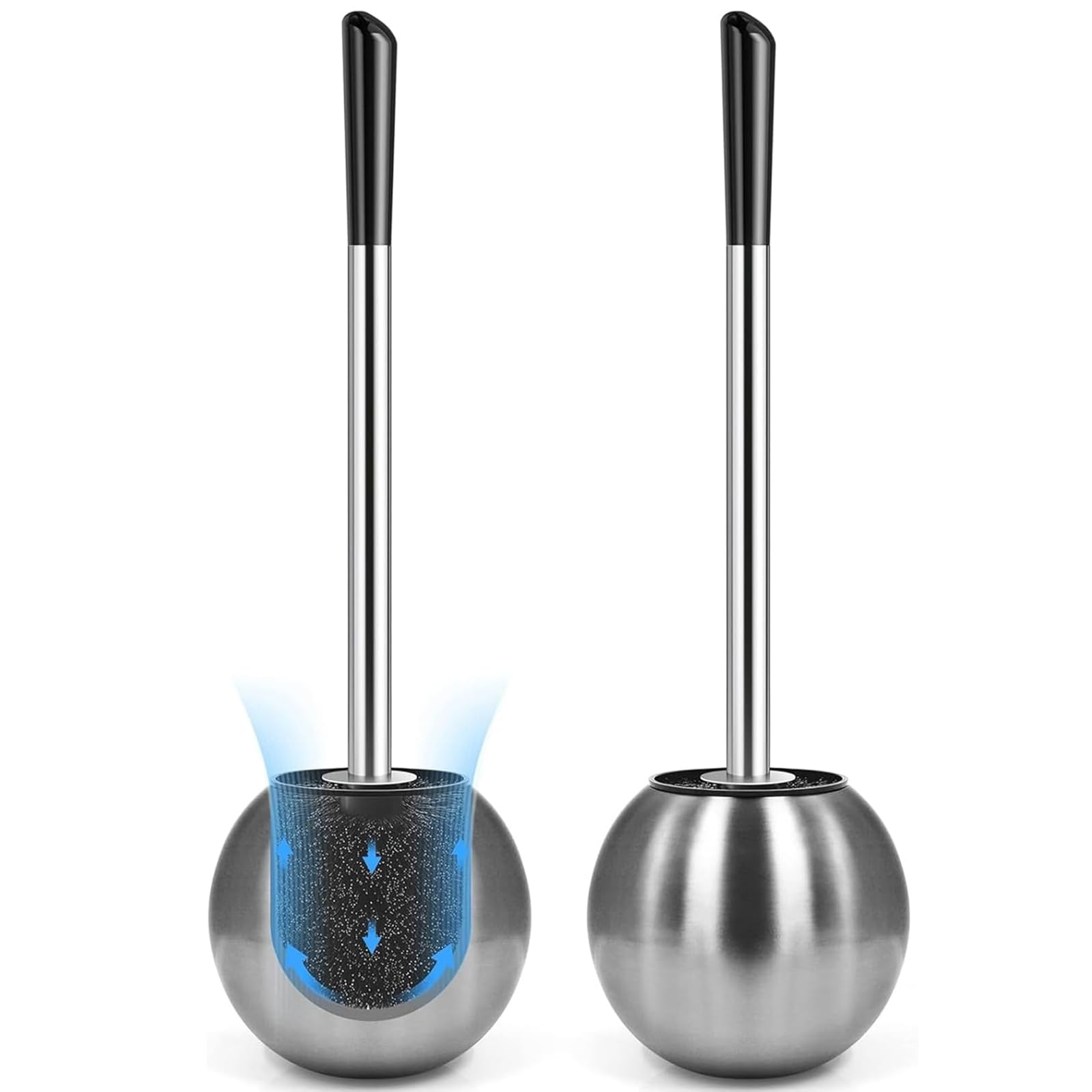 Toilet Brush and Holder 2 Pack (2 Count)