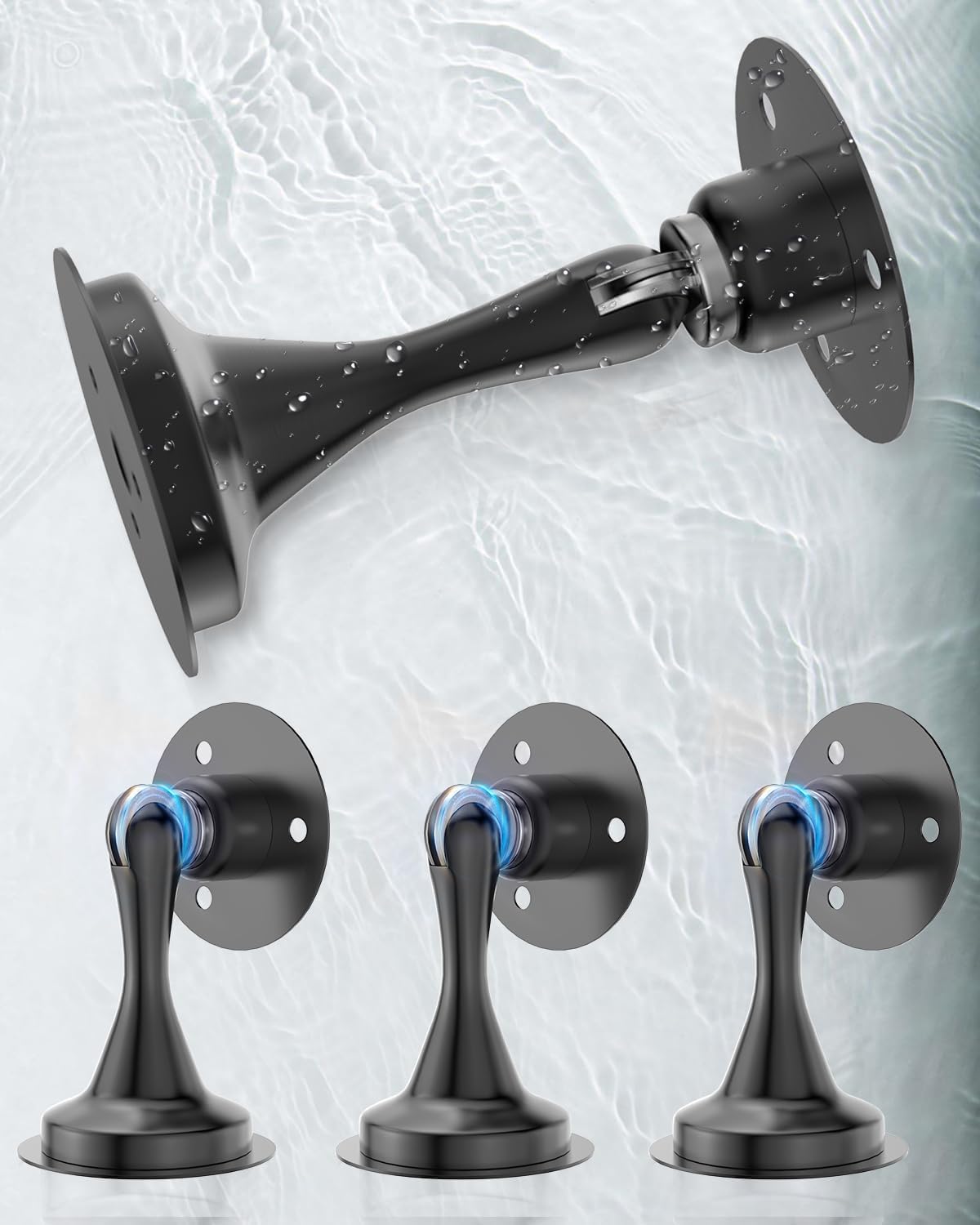 Door Stoppers Magnetic Door Catch 4 Pack Stainless Steel Magnetic Door Stop (4 Count)