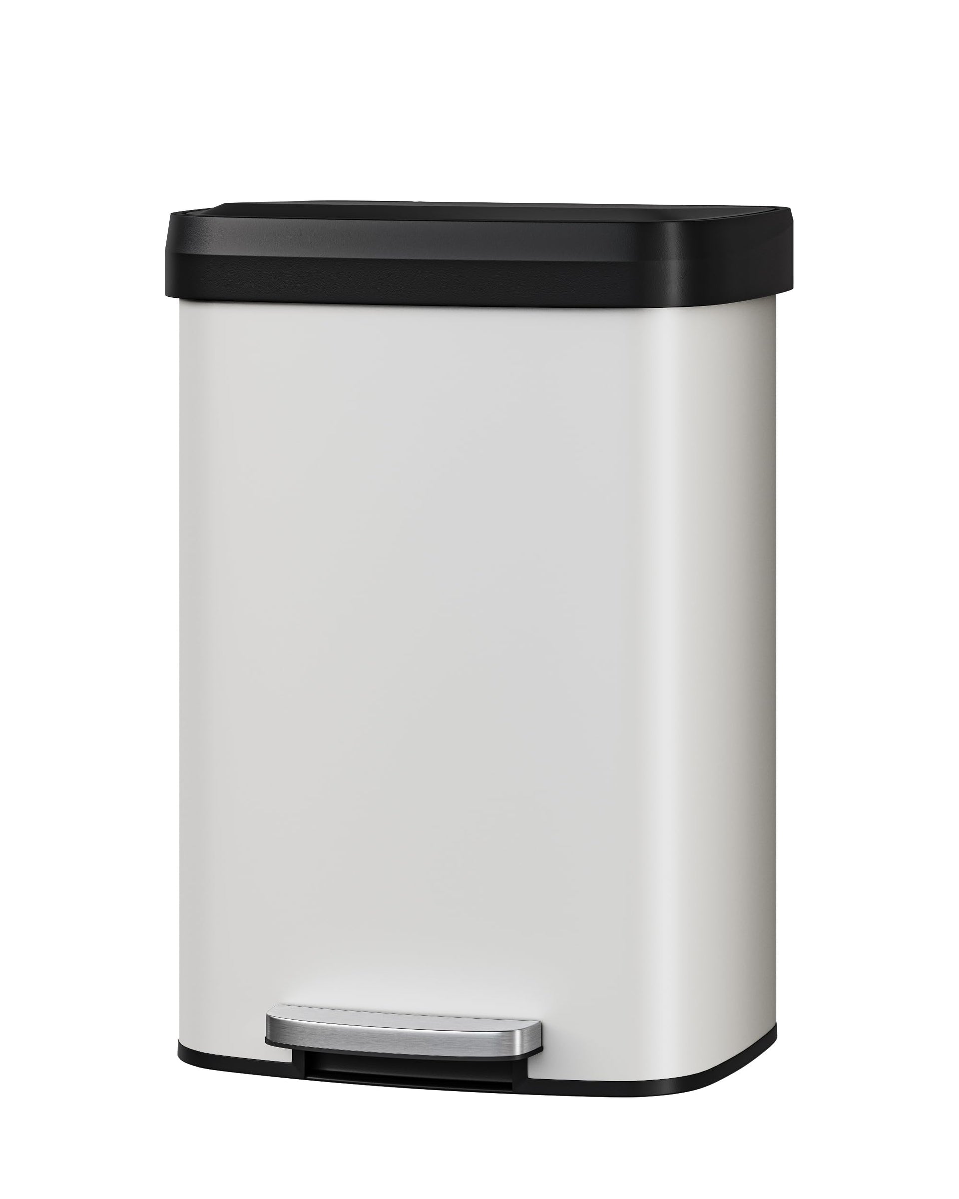 13 gal 50 L Metal Trash Can with Lid