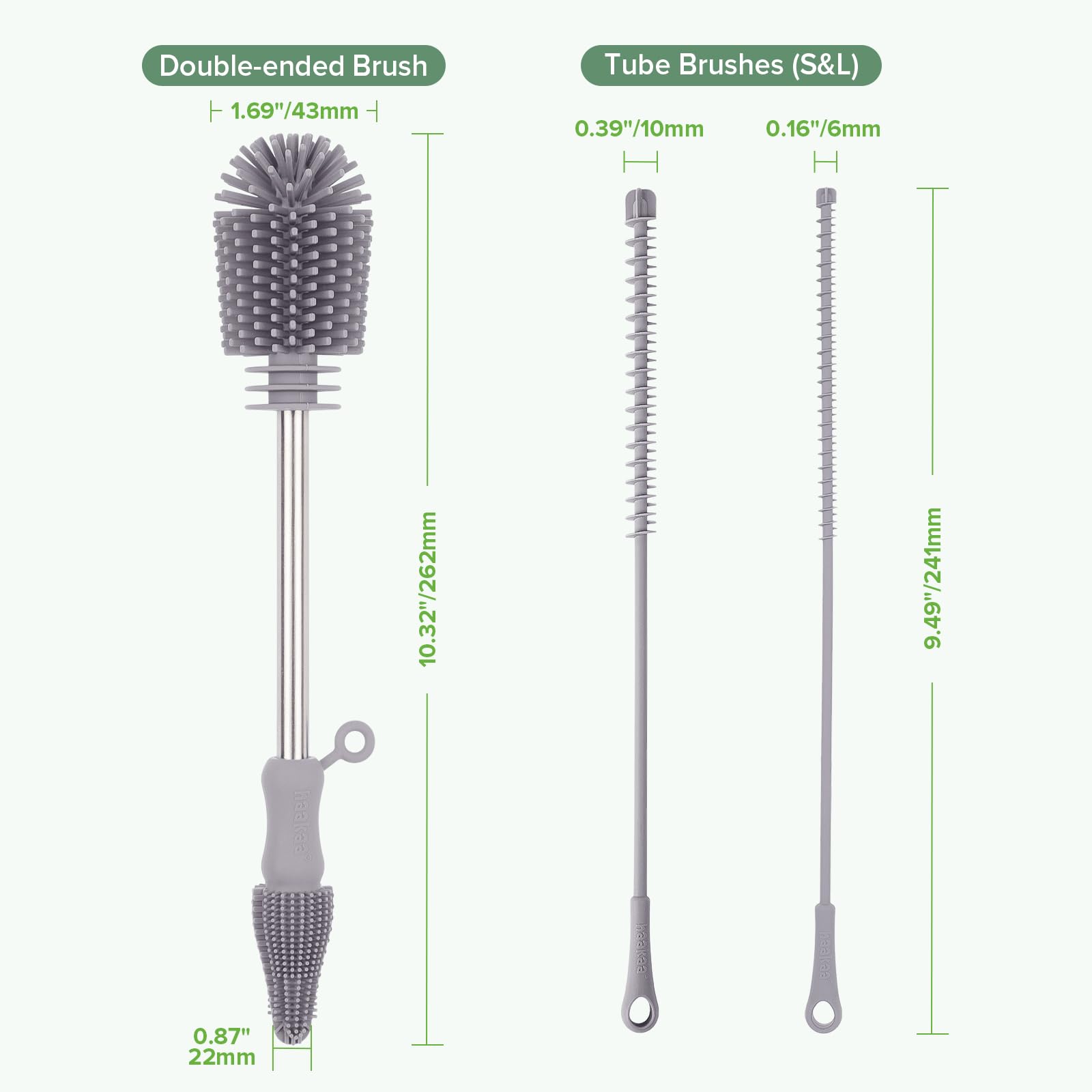 Silicone Cleaning Brush Kit