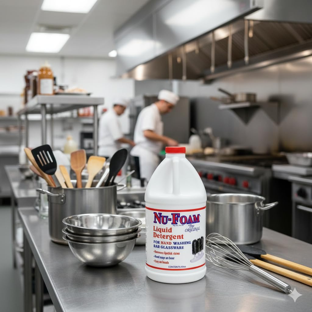 Liquid Detergent for Bar Glassware (64 Fl Oz)