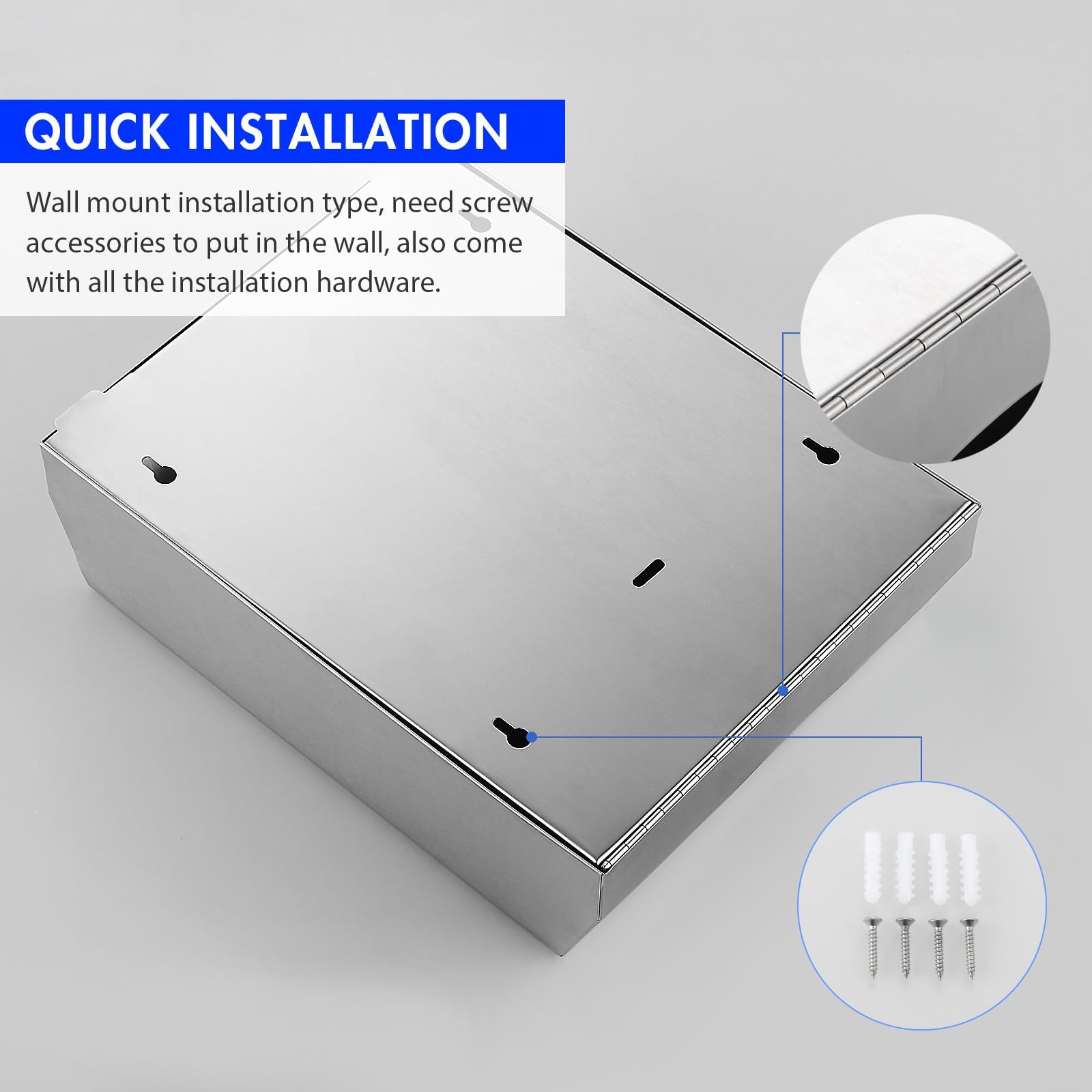 2 Pack Commercial Paper Towel Dispenser Wall Mount
