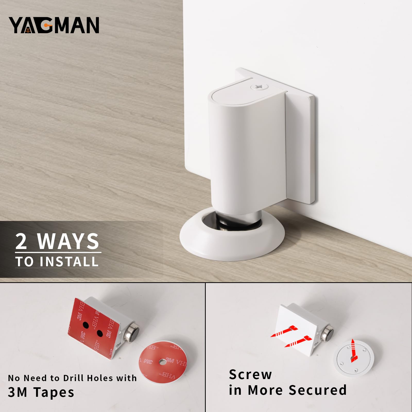 Magnetic Door Stopper Floor Mount