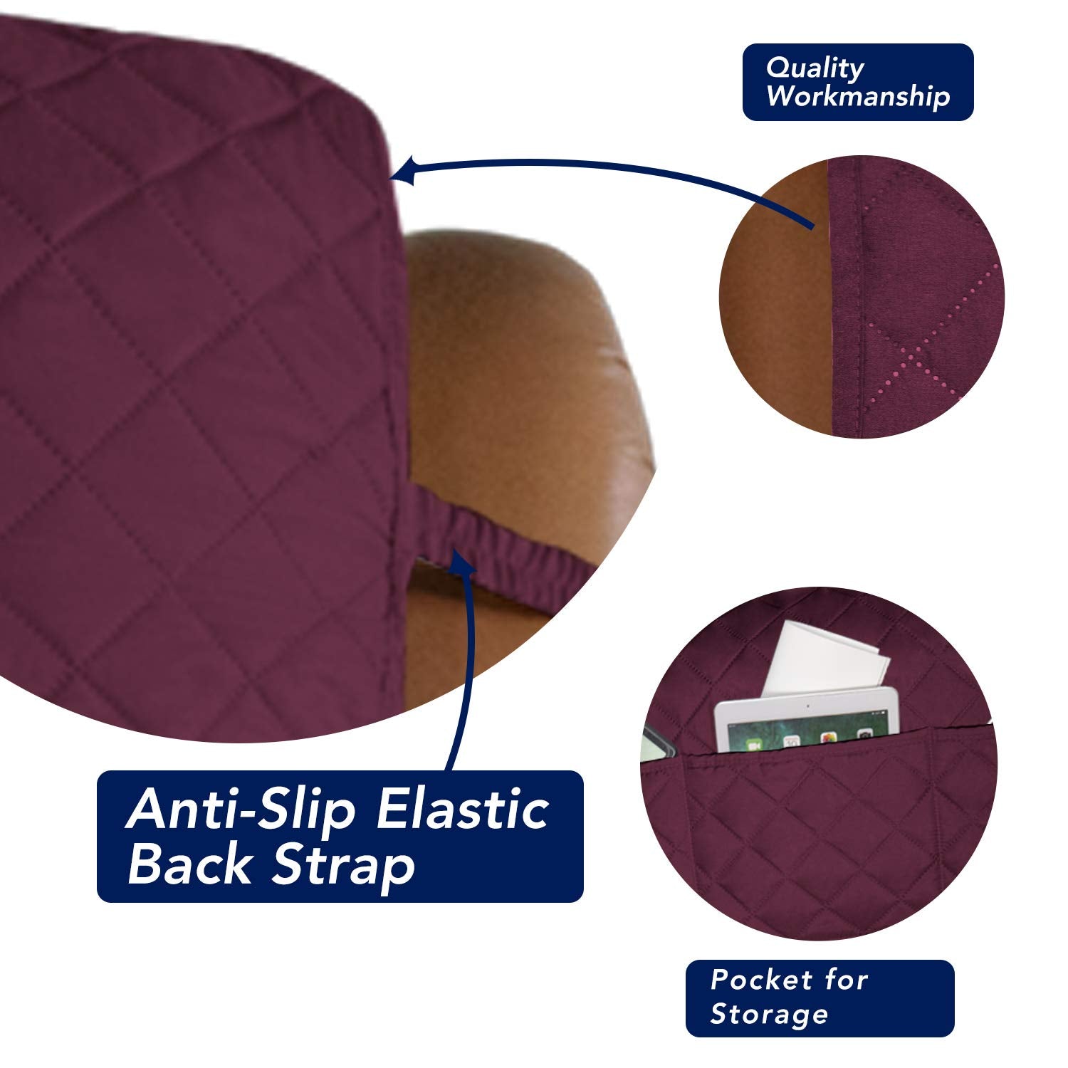 Reversible Recliner Chair Covers Couch Covers for Dogs