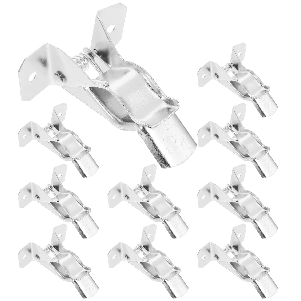 10Pcs Mop and Broom Holder Wall Mounted Organizer with Grippers for Home Storage Kitchen Bathroom Garage Space Saving