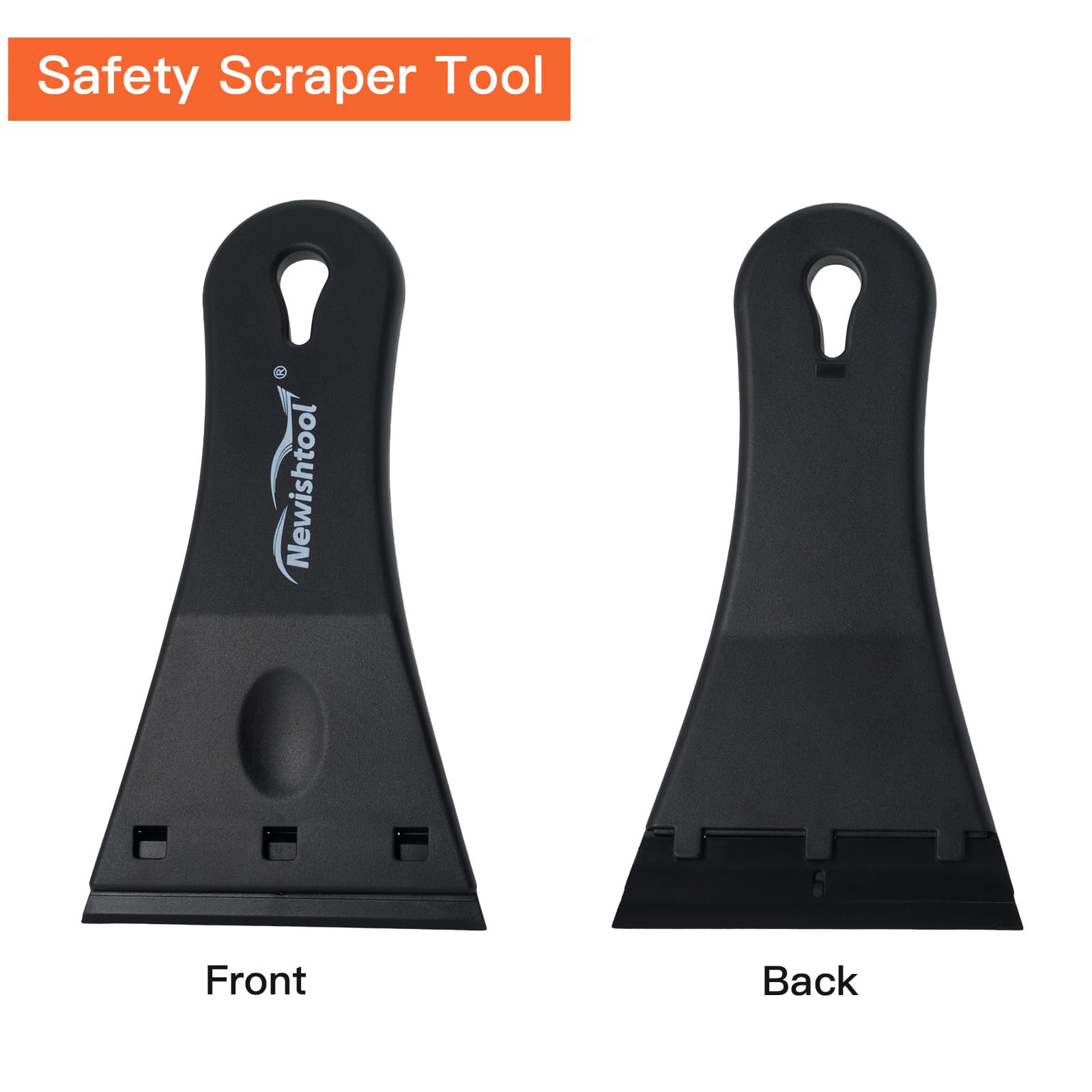 Plastic Razor Scraper with 3