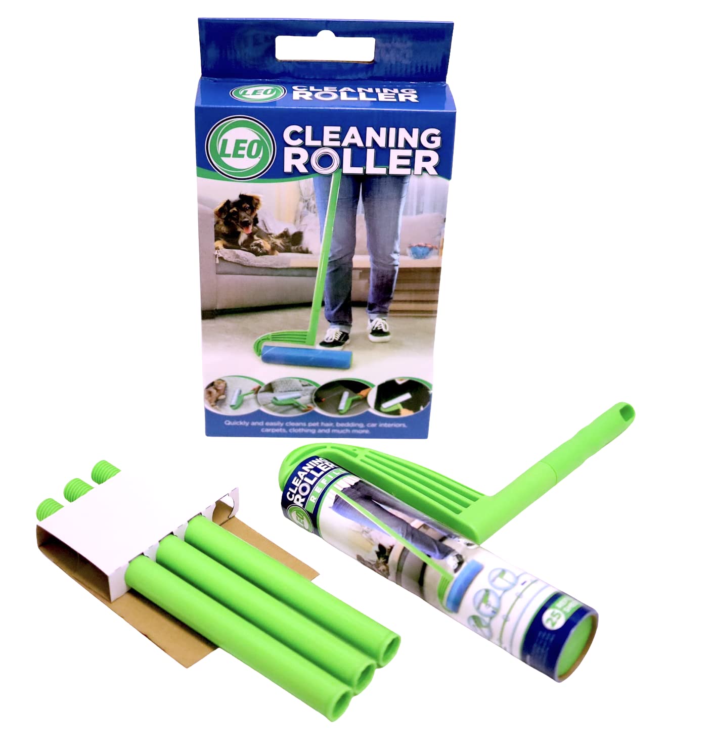 10 Inch Wide Lint Roller with Extendable Handle