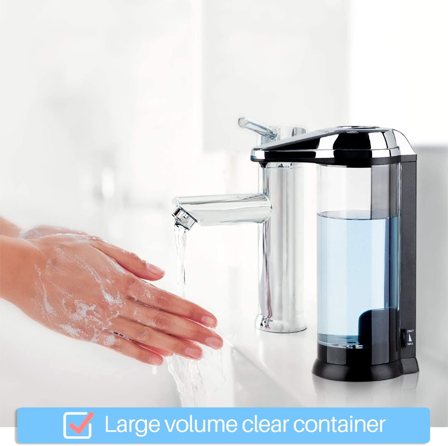 17oz Automatic Liquid Soap Dispenser (2 Count)