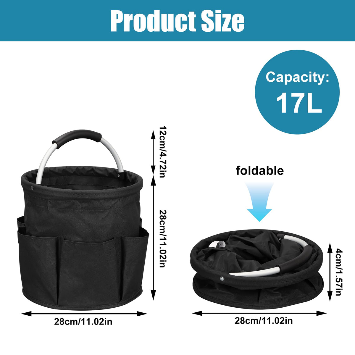 17L Cleaning Caddy with Handle