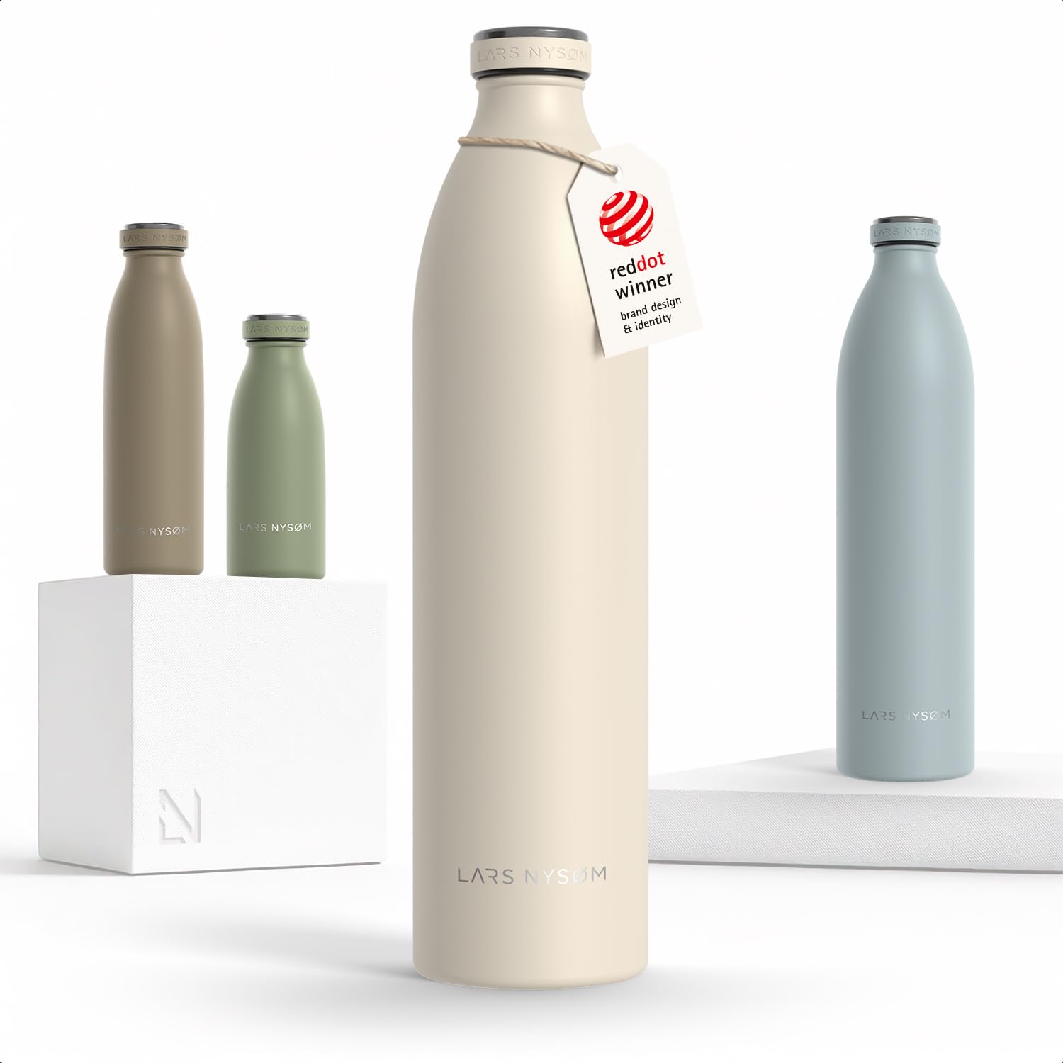 Stainless Steel Insulated XL Water Bottle 12oz 17oz 25oz 34oz 51oz