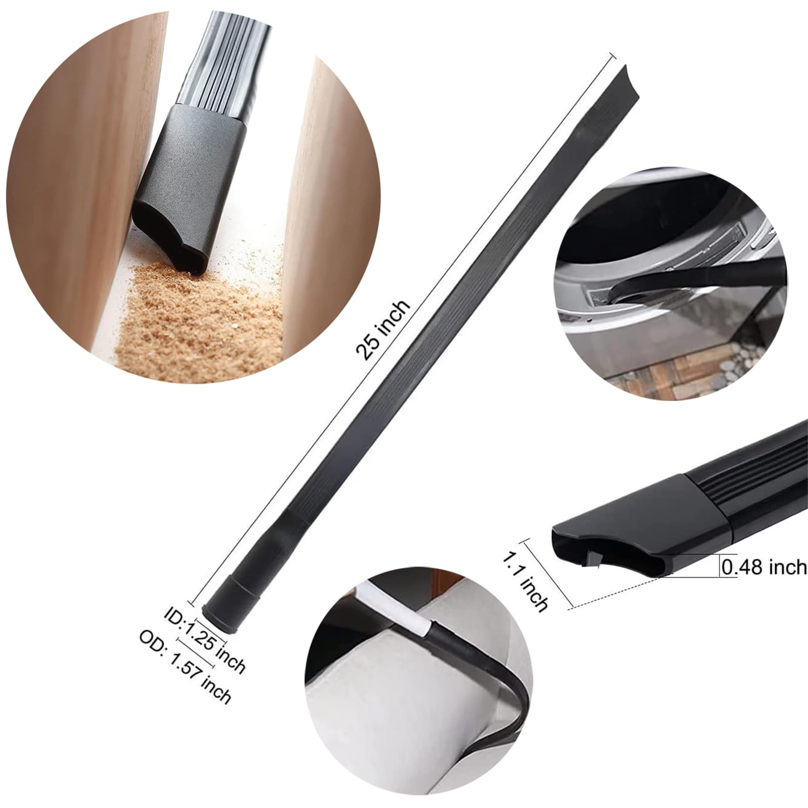 Universal Vacuum Attachments for Shop Vac Accessories Hose Adapter