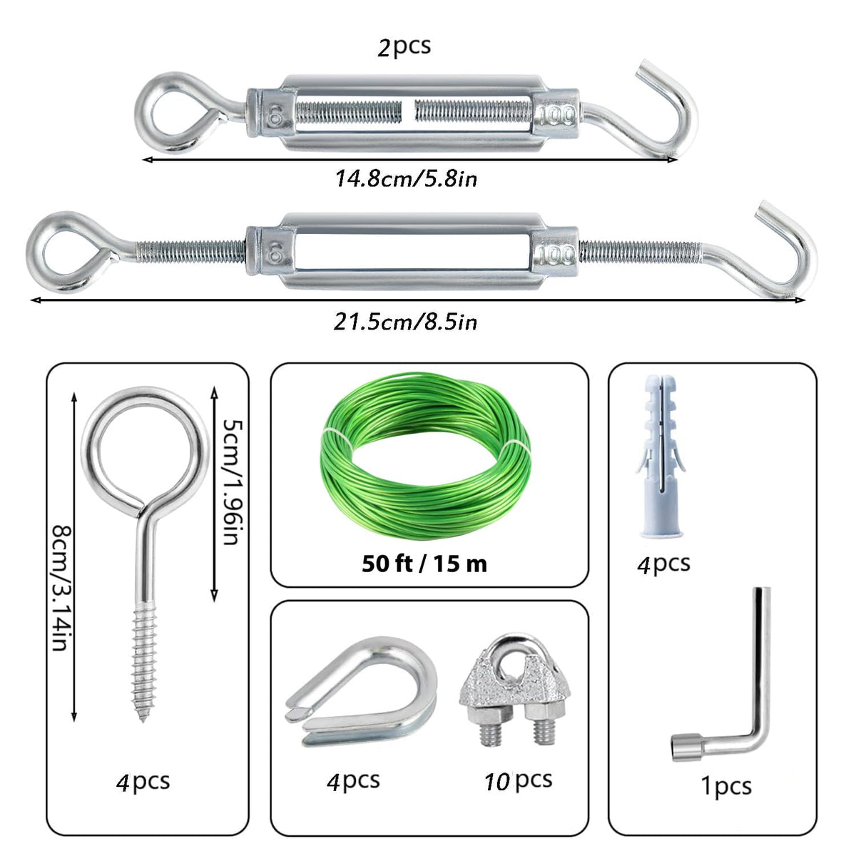 3 16" Clothes Line Outdoors (50 Foot)