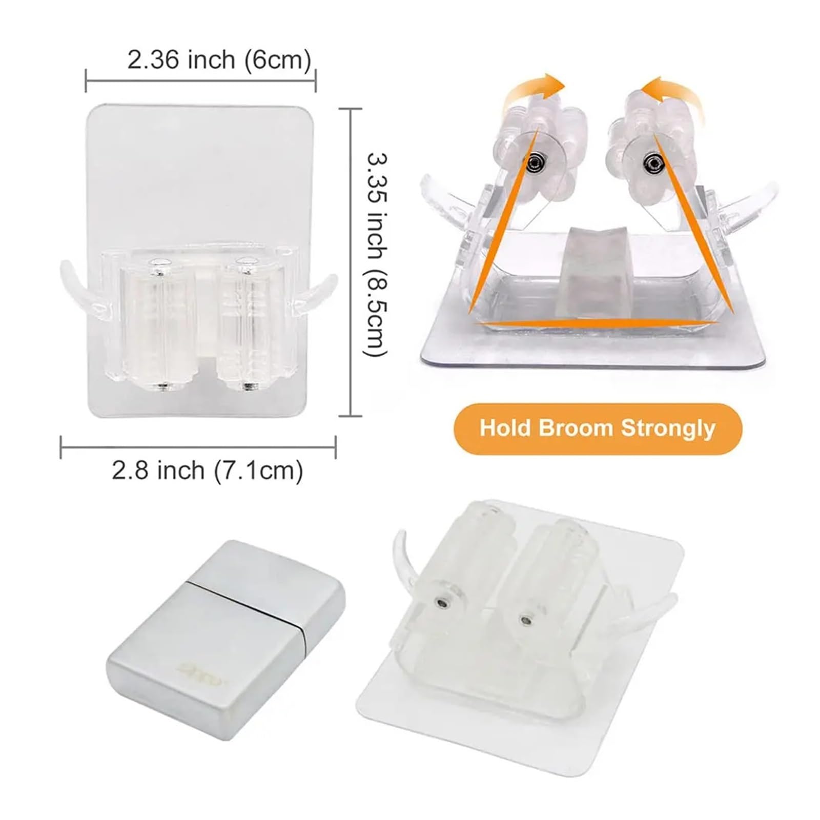 Broom Holder Wall Mount 8