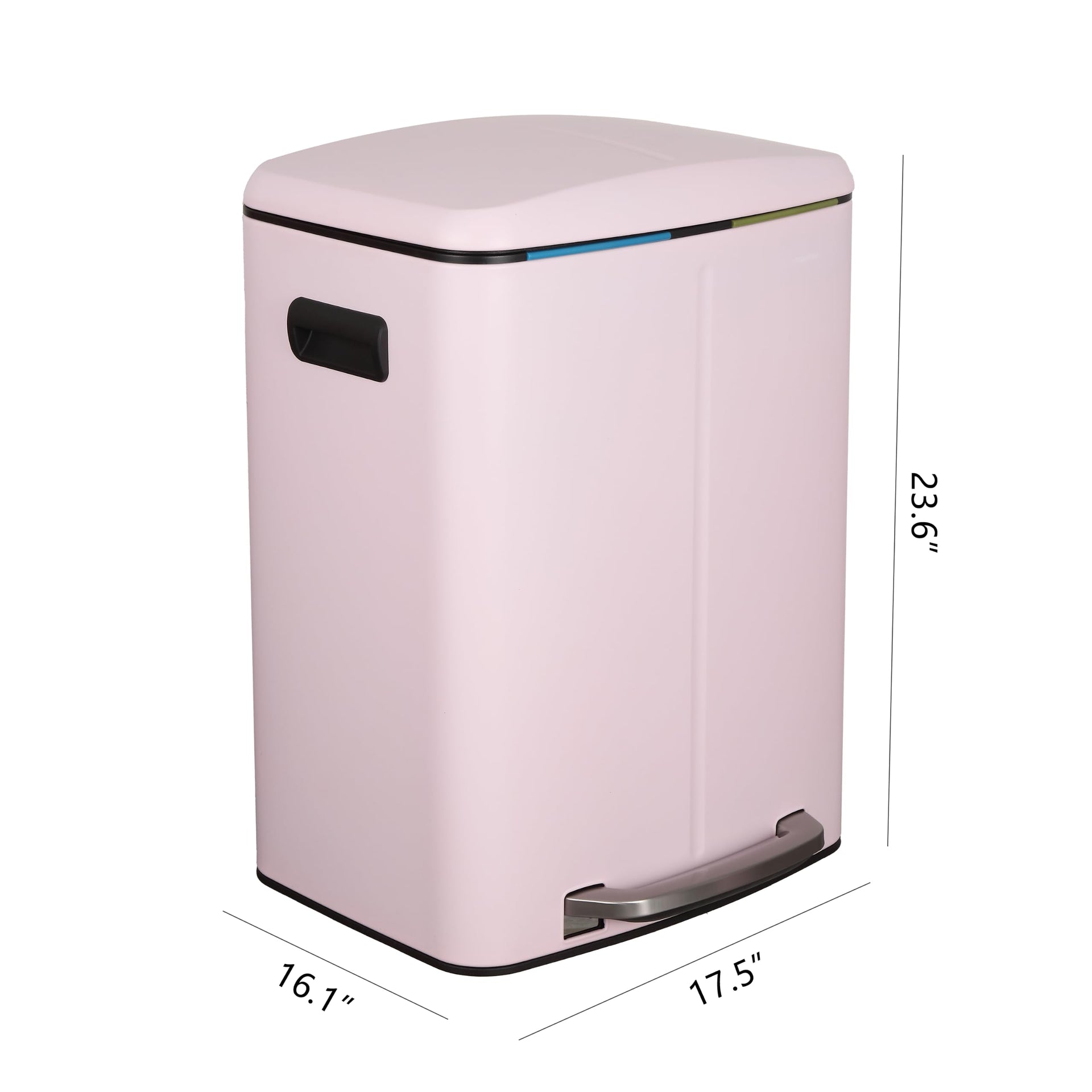 Marco 10.6 Gal Double Bucket Step Trash Can