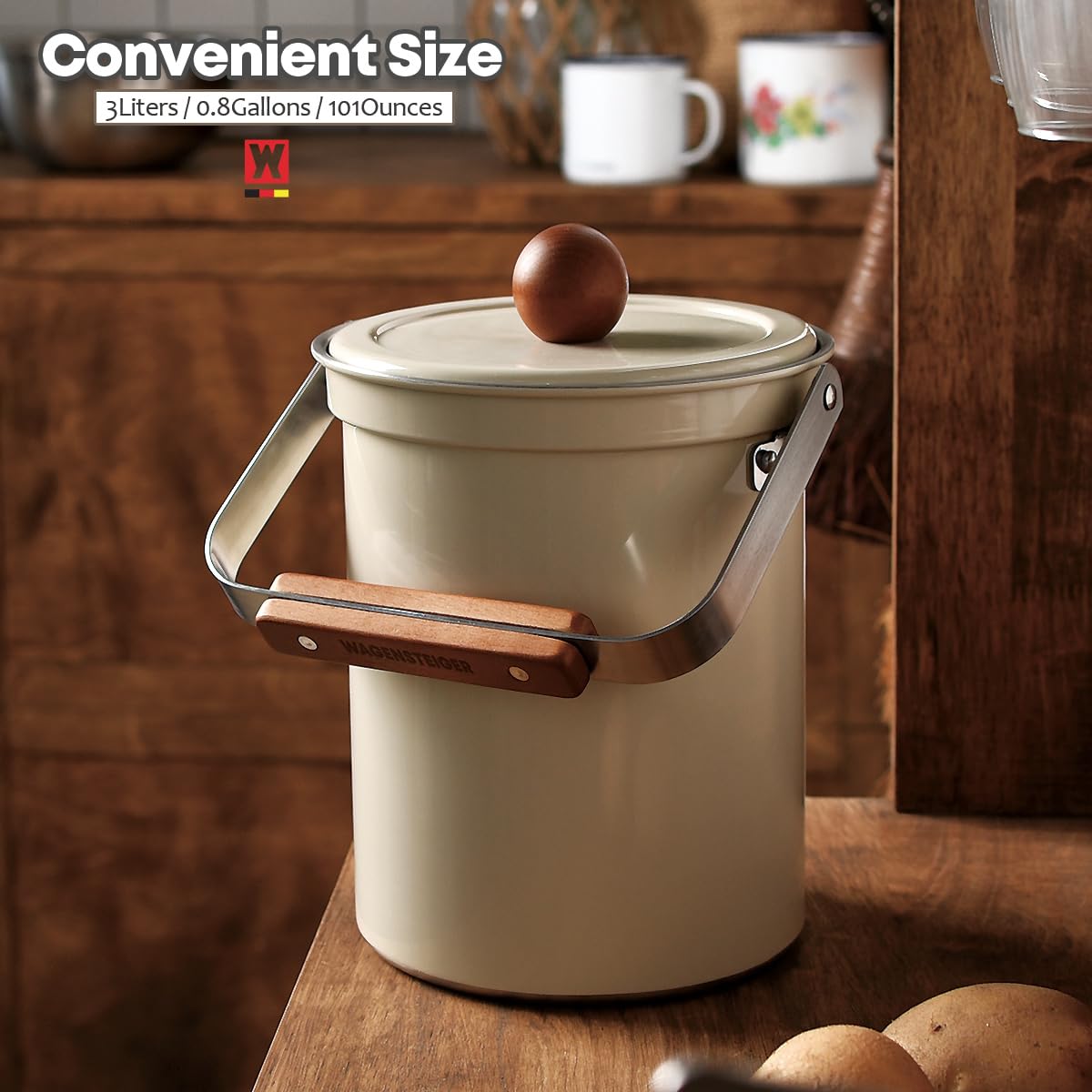 Kitchen Countertop Compost Bin 101ounces