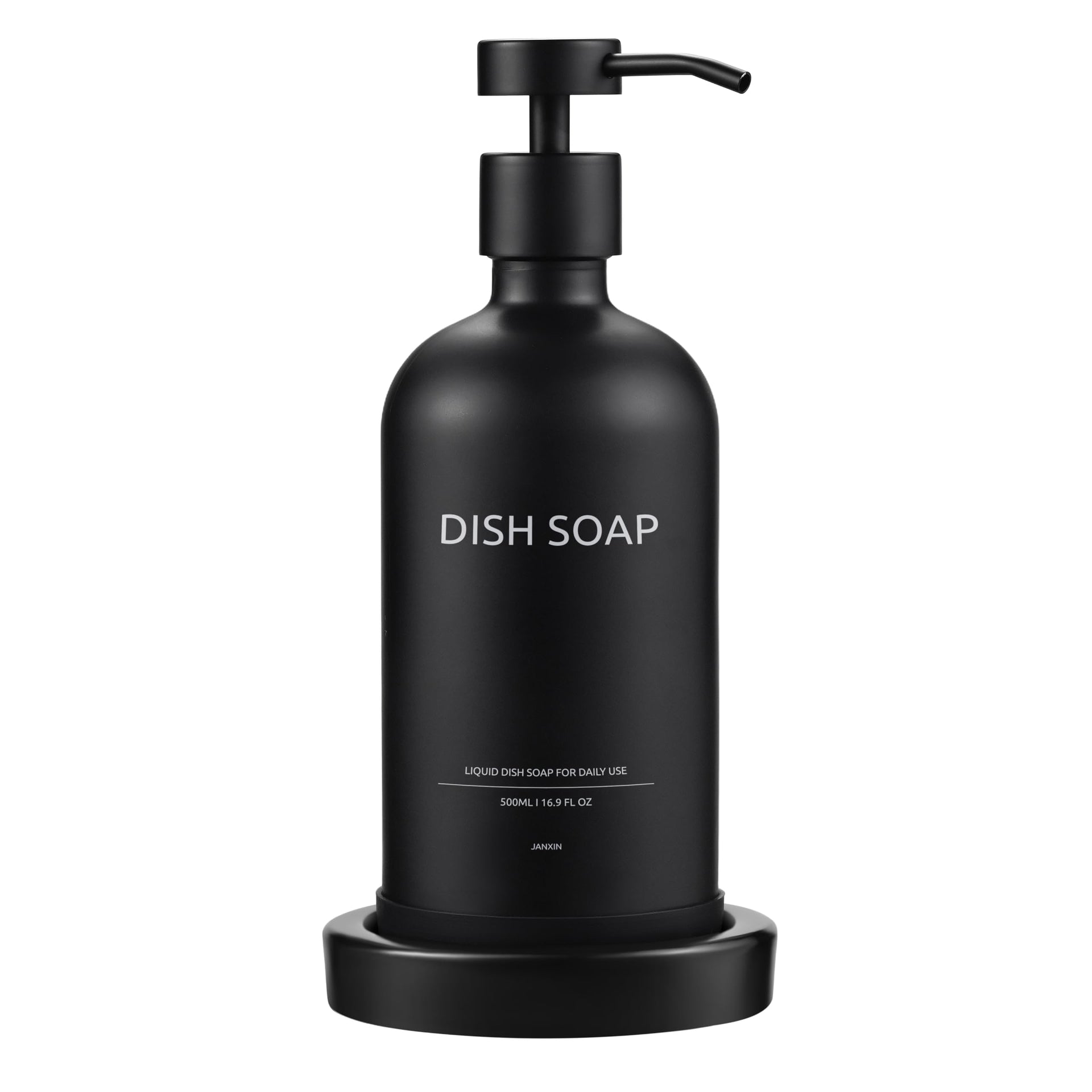 Glass Soap Dispenser Bathroom Set by Janxin