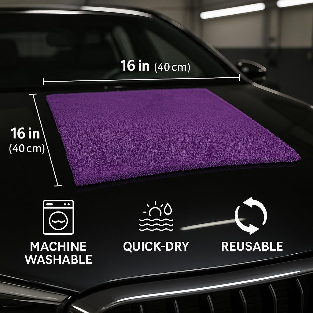 Paks Edgeless Microfiber Towels 4 (3 Count)