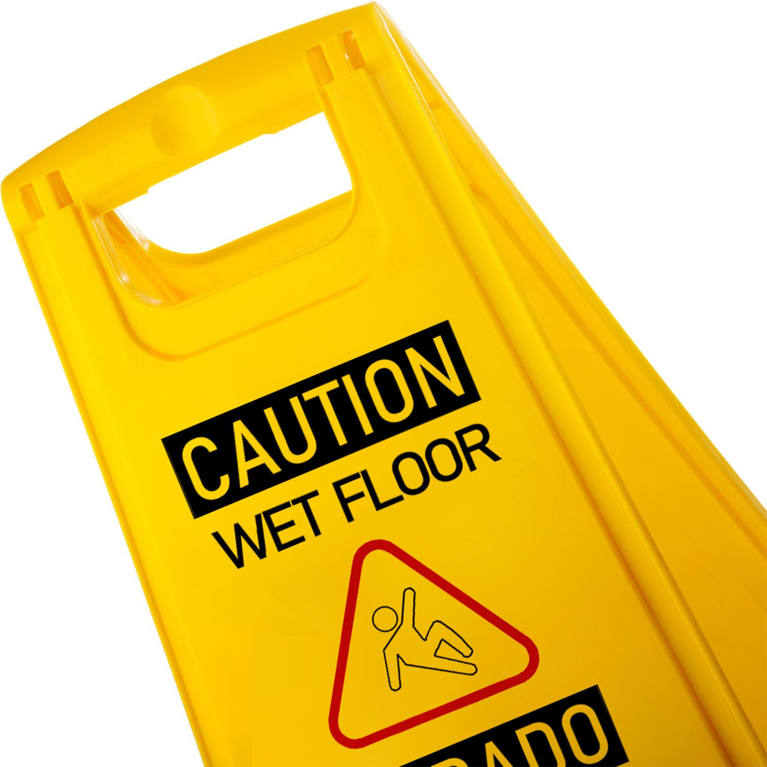 12 Pack Bilingual Caution Wet Floor Signs (12 Count)
