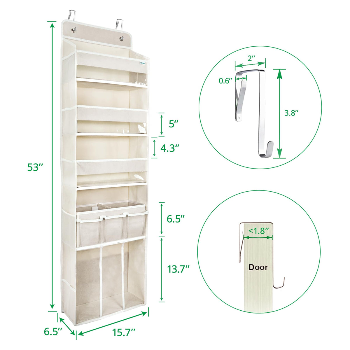 Door Hanging Storage Organizer