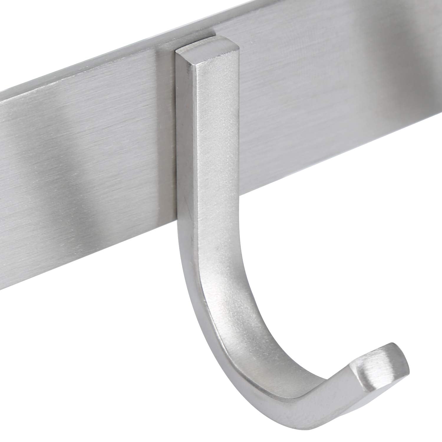Towel Hook Rack Brushed Nickel 17
