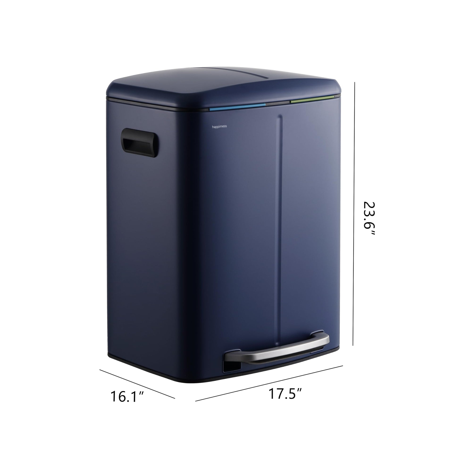 Marco 10.6 Gal Double Bucket Step Trash Can