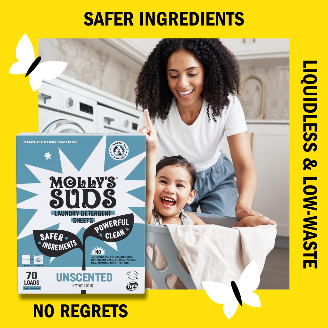 Molly’s Suds Laundry Detergent Sheets (120 Count)