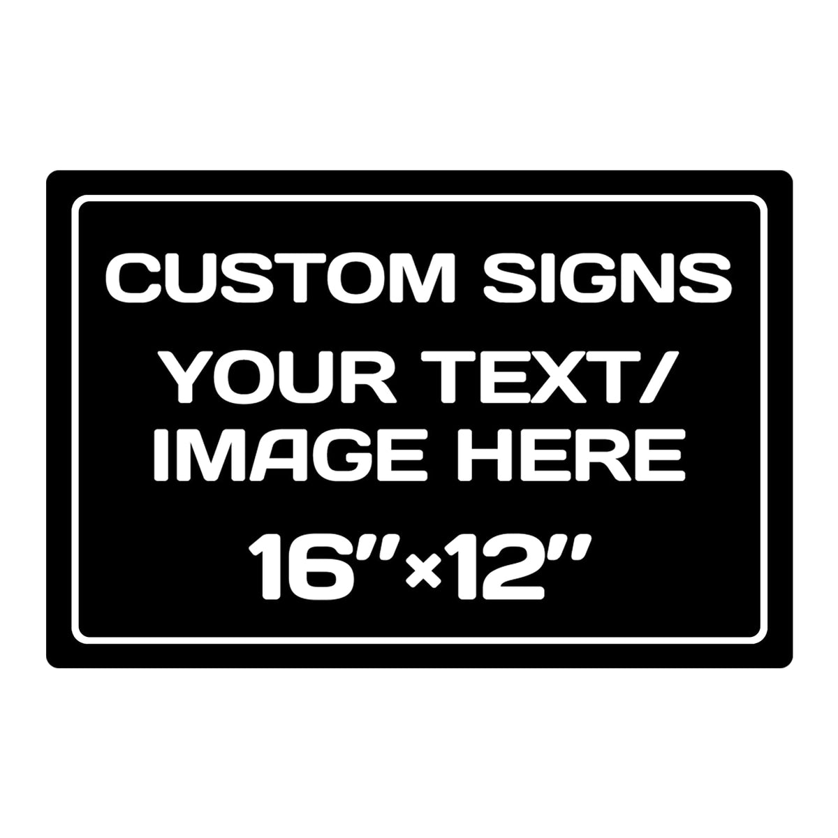 Personalized Aluminum Weatherproof Metal Signs