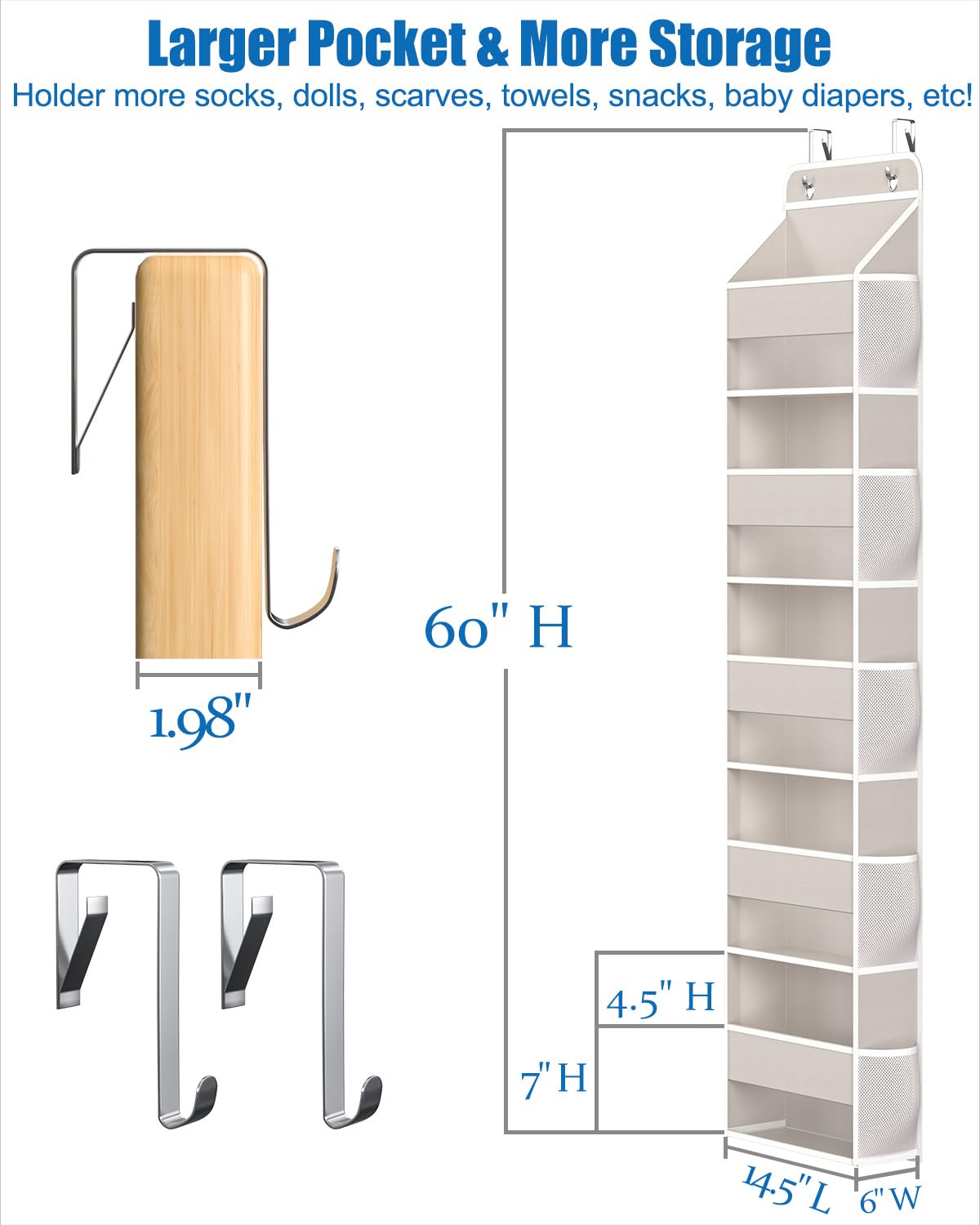 Over The Door Storage Organizer