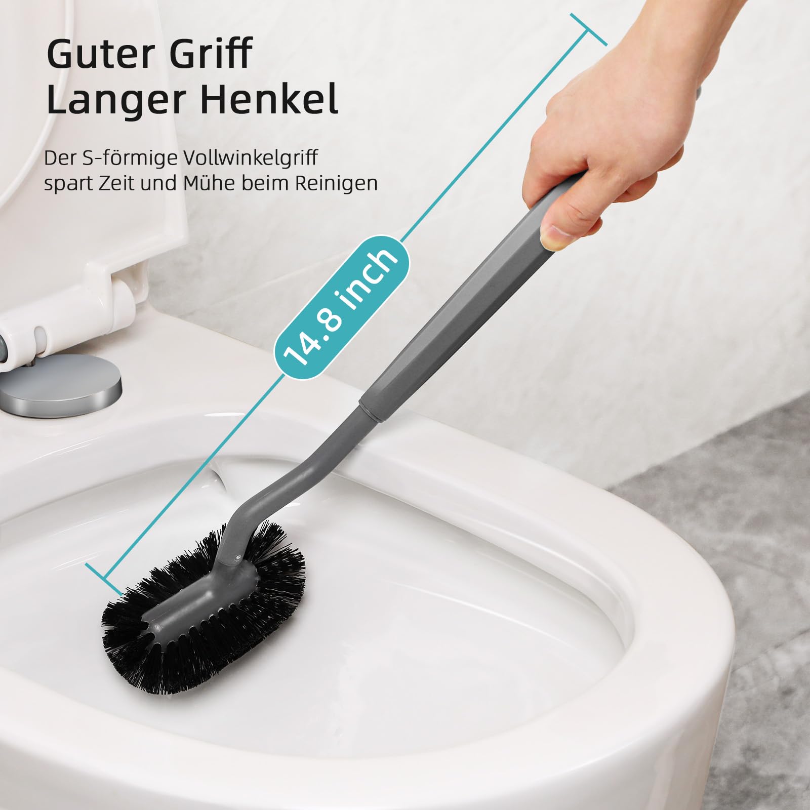 Toilet Bowl Brush Holder Set
