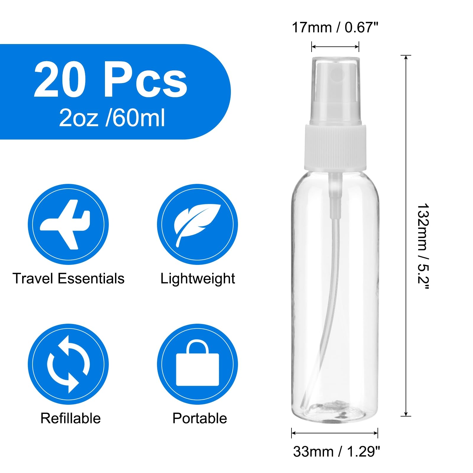 20Pack Spray Bottles