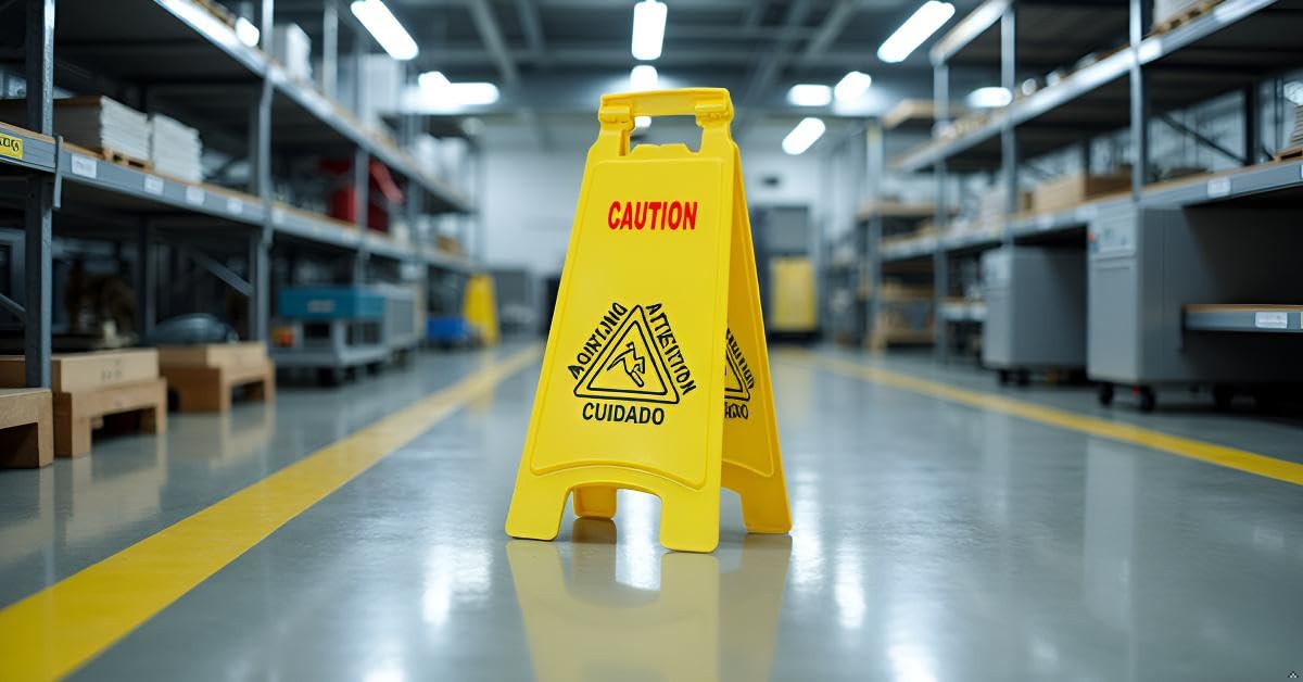 Wet Floor Sign (6 Count)