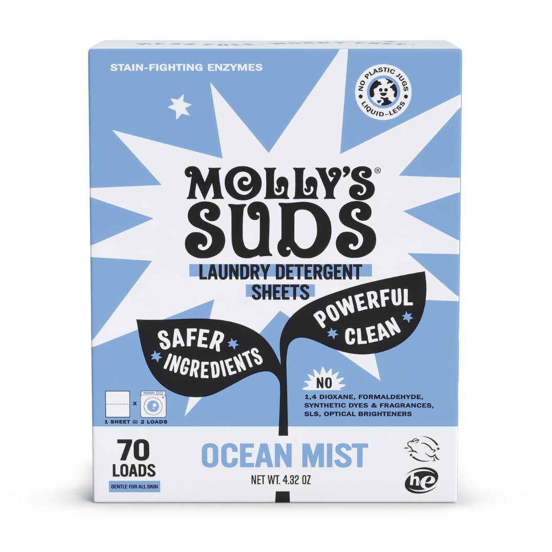 Molly’s Suds Laundry Detergent Sheets (70 Count)