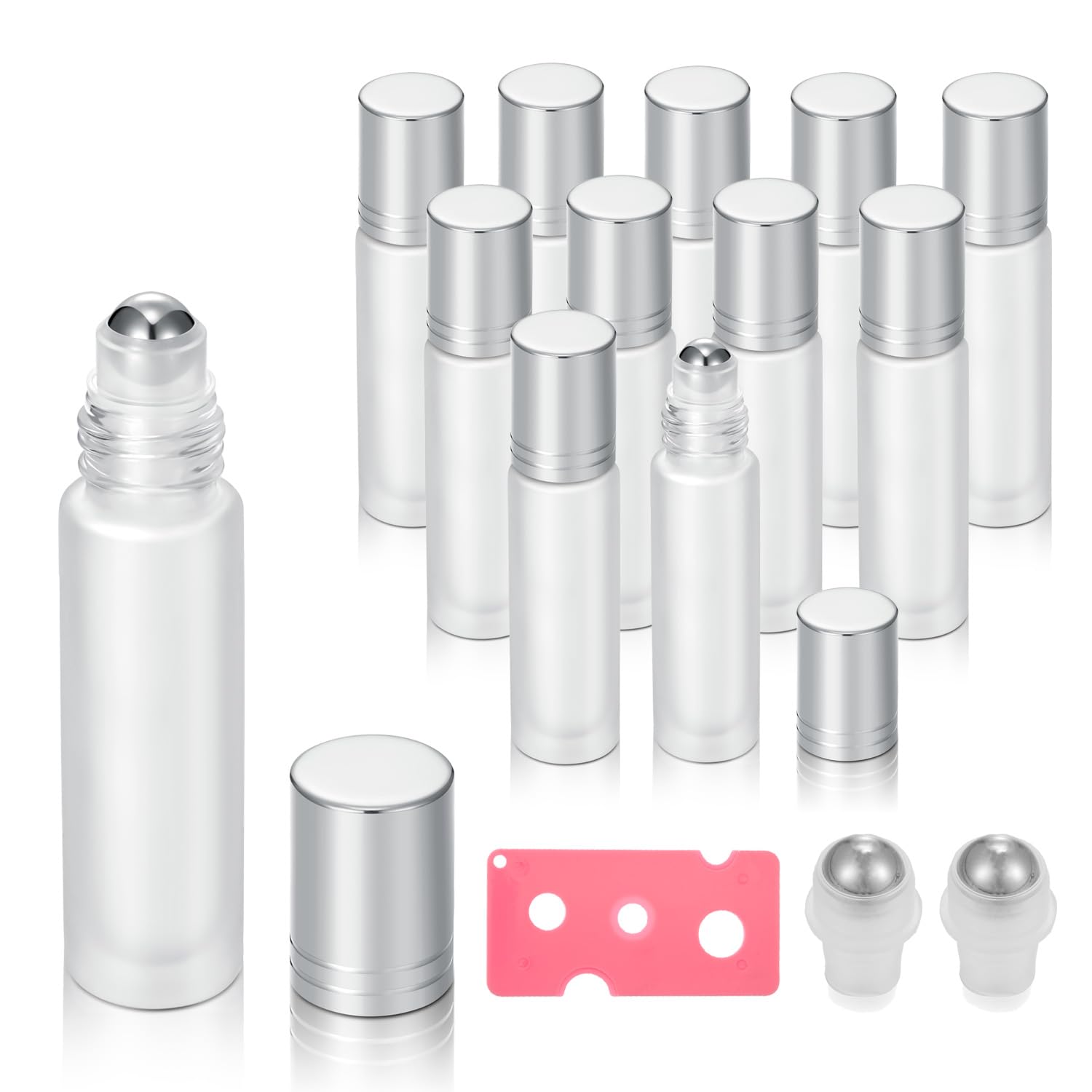 12 Pack Essential Oil Roller Bottles (12 Count)