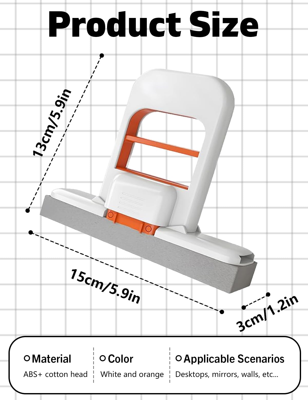 2 Pcs Mini Foldable Desktop Mop (2 Count)